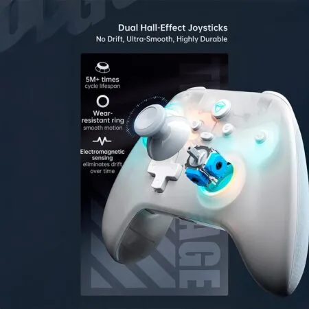 Tay Cam Choi Game Khong Day Machenike G3 V2 Tri Mode With Charging Dock 11