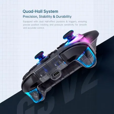 Tay Cam Choi Game Khong Day Machenike G3 V2 Tri Mode With Charging Dock 12