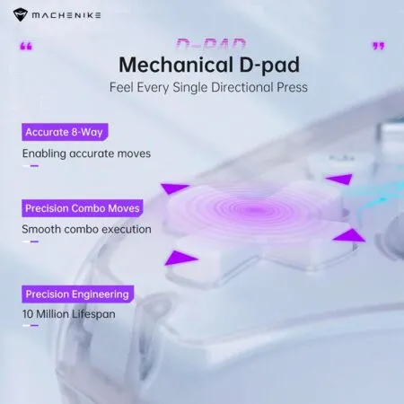 Tay Cam Choi Game Khong Day Machenike G3s Dual Mode Black White 12