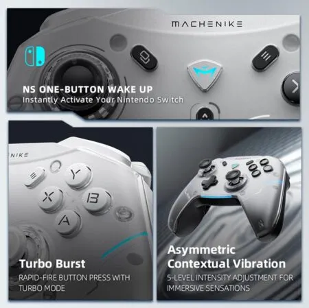 Tay Cam Choi Game Khong Day Machenike G5 Pro Hall Effect Tri Mode Mecha Tactile Button 06