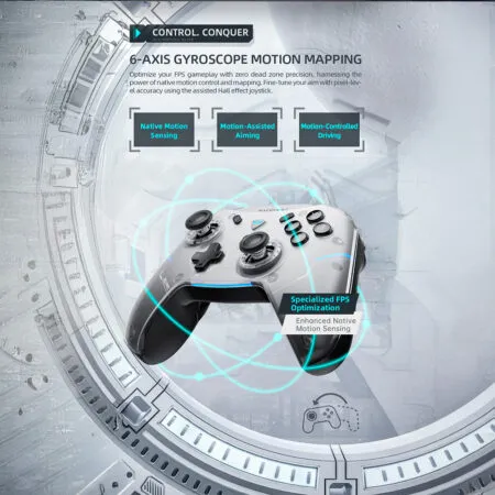 Tay Cam Choi Game Khong Day Machenike G5 Pro Hall Effect Tri Mode Mecha Tactile Button 07