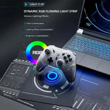 Tay Cam Choi Game Khong Day Machenike G5 Pro Hall Effect Tri Mode Mecha Tactile Button 08