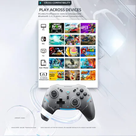 Tay Cam Choi Game Khong Day Machenike G5 Pro Hall Effect Tri Mode Mecha Tactile Button 09