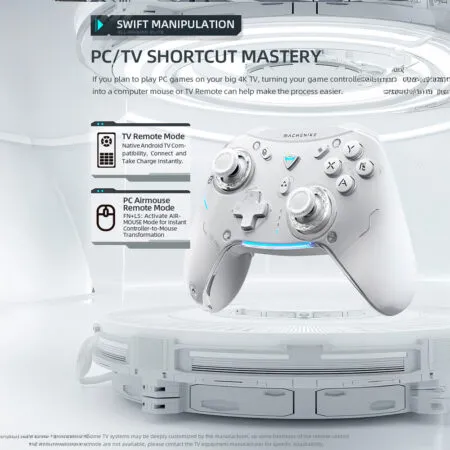 Tay Cam Choi Game Khong Day Machenike G5 Pro Hall Effect Tri Mode Mecha Tactile Button 13