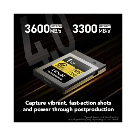 The Nho Cfexpress 4 0 Lexar Professional 1tb Type B Gold Series Lcxexp4001t Rneng 02