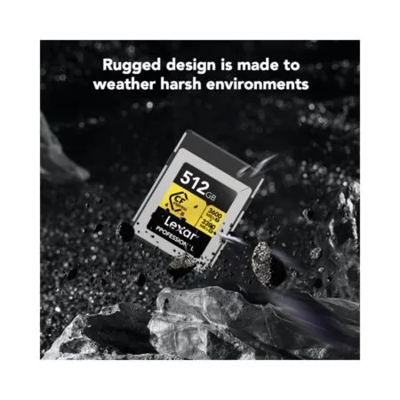 The Nho Cfexpress 4 0 Lexar Professional 512gb Type B Gold Series Lcxexp4512g Rneng 05