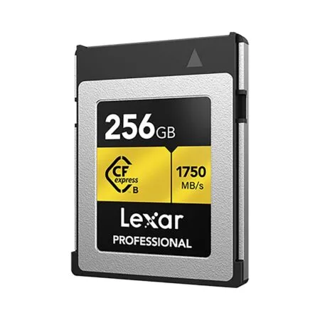 The Nho Cfexpress Lexar Professional 256gb Type B Gold Series 01