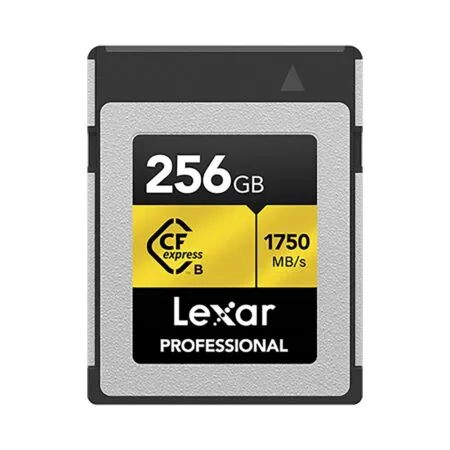 Thẻ nhớ CFexpress Lexar Professional 256GB Type B GOLD Series LCXEXPR256G-RNENG