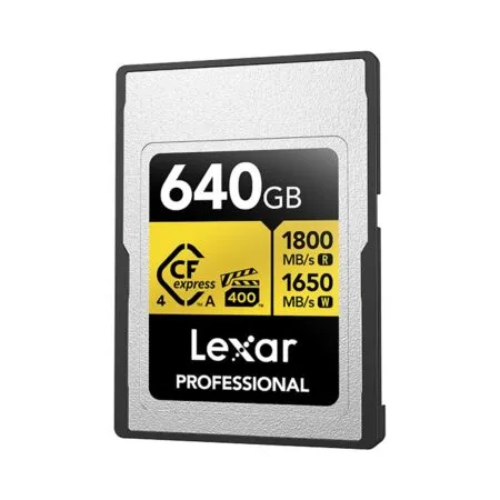 The Nho Cfexpress Lexar Professional 640gb Type A Gold Series Lcagold640g Rneng 07
