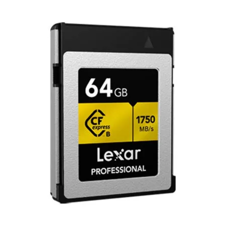 The Nho Cfexpress Lexar Professional 64gb Type B Gold Series Lcfx10 64gcrb 1 1
