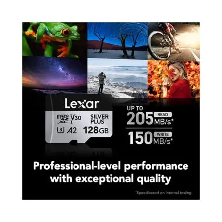 The Nho Microsdxc Lexar Professional Silver Plus Uhs I U3 512gb 205mb S Lmssipl512g Bnang 07 11