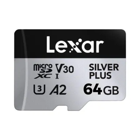 Thẻ nhớ MicroSDXC Lexar Professional Silver Plus UHS-I U3 64GB 205MB/s LMSSIPL064G-BNANG