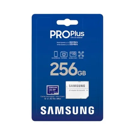 The Nho Microsdxc Samsung Pro Plus U3 A2 256gb 160mb S Mb Md256ka Apc 21 1