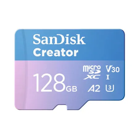 Thẻ nhớ MicroSDXC SanDisk Creator 128GB 190MB/s SDSQXAA-128G-GN6MS
