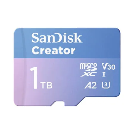 Thẻ nhớ MicroSDXC SanDisk Creator 1TB 190MB/s SDSQXAV-1T00-GN6MS