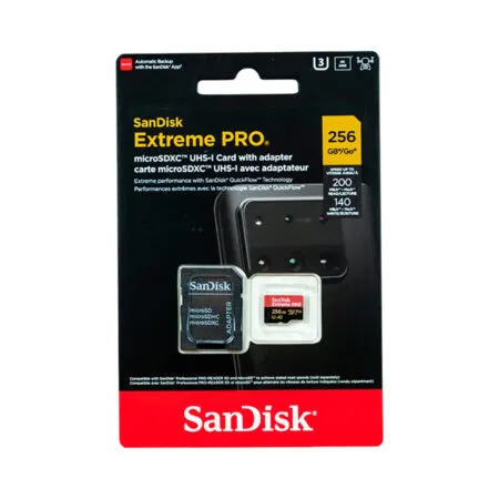 The Nho Microsdxc Sandisk Extreme Pro V30 A2 256gb 200mb S Sdsqxcd 256g Gn6ma 01 1