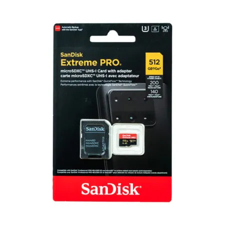 The Nho Microsdxc Sandisk Extreme Pro V30 A2 512gb 200mb S Sdsqxcd 512g Gn6ma 01 1