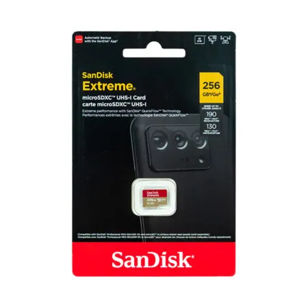 The Nho Microsdxc Sandisk Extreme V30 A2 256gb 190mb S Sdsqxav 256g Gn6mn 01 1