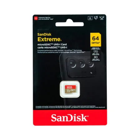 The Nho Microsdxc Sandisk Extreme V30 A2 64gb 170mb S Sdsqxah 064g Gn6mn 01 1