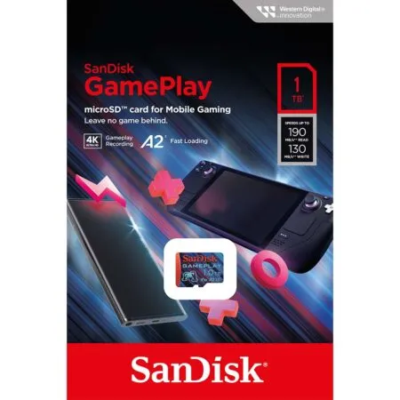 The Nho Microsdxc Sandisk Gameplay 1tb For Mobile Gaming 190mb 1 1