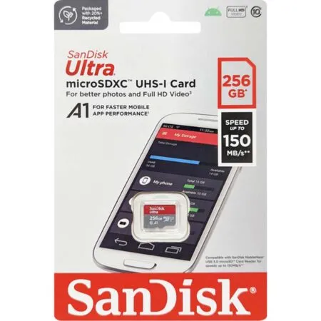 The Nho Microsdxc Sandisk Ultra A1 256gb 150mb 0 1