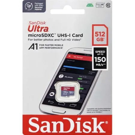 The Nho Microsdxc Sandisk Ultra A1 512gb 150mb 2 1