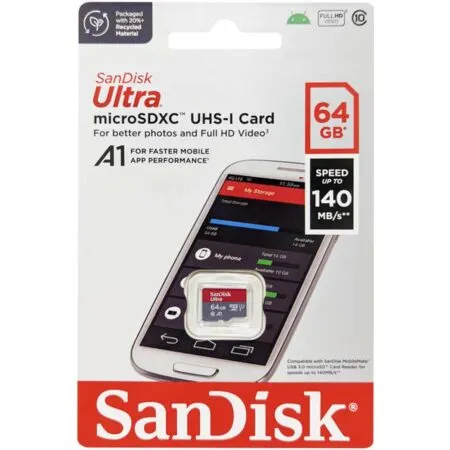 The Nho Microsdxc Sandisk Ultra A1 64gb 140mb 1