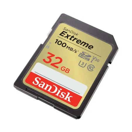 The Nho Sdhc Sandisk Extreme U3 V30 32gb 100mb 02 1