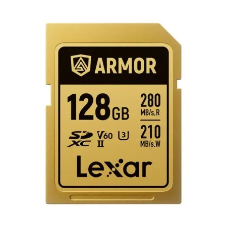 Thẻ nhớ SDXC Lexar ARMOR UHS-II U3 128GB 280MB/s GOLD Series LSDAMGL128G-RNNNG