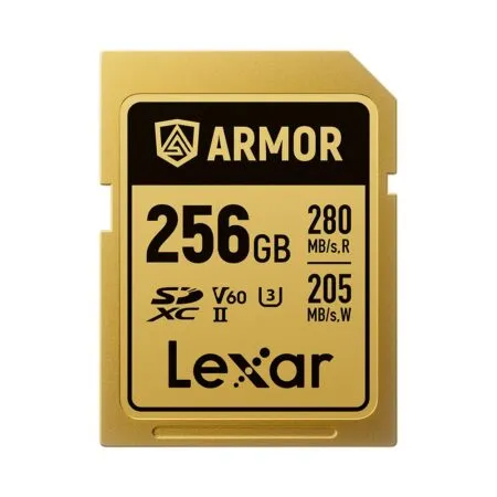 Thẻ nhớ SDXC Lexar ARMOR UHS-II U3 256GB 280MB/s GOLD Series LSDAMGL256G-RNNNG