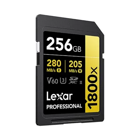 The Nho Sdxc Lexar Professional 1800x Uhs Ii U3 256gb 280mb S Gold Series Lsd1800256g Bnnng 01