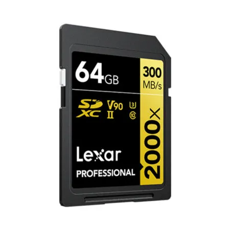 The Nho Sdxc Lexar Professional 2000x Uhs Ii U3 64gb 300mb 1 1