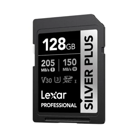 The Nho Sdxc Lexar Professional Silver Plus Uhs I U3 128gb 205mb S Lsdsipl128g Bnnng 01