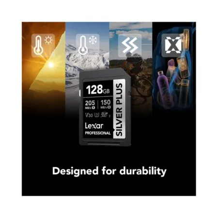 The Nho Sdxc Lexar Professional Silver Plus Uhs I U3 128gb 205mb S Lsdsipl128g Bnnng 04