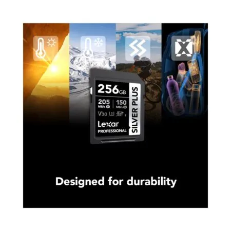 The Nho Sdxc Lexar Professional Silver Plus Uhs I U3 256gb 205mb S Lsdsipl256g Bnnng 07