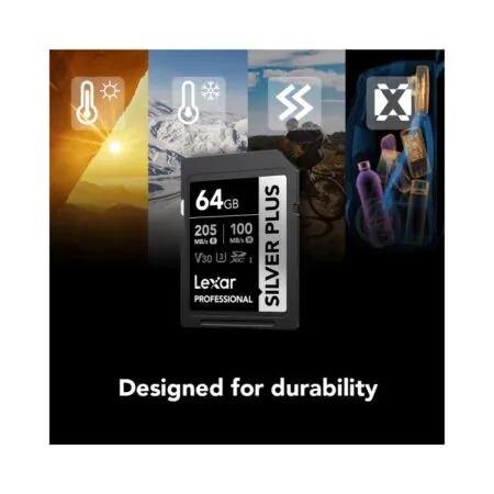 The Nho Sdxc Lexar Professional Silver Plus Uhs I U3 64gb 205mb S Lsdsipl064g Bnnng 01 04b23af5 8bf9 491b Ad1c Ef7725c247a0