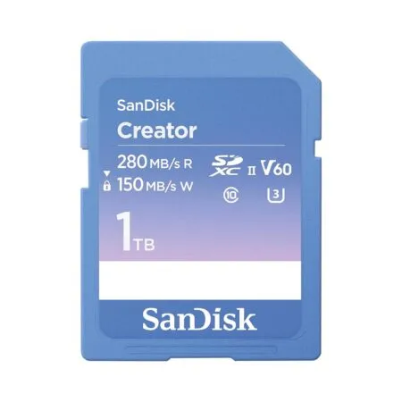 Thẻ nhớ SDXC SanDisk Creator UHS-II V60 1TB 280MB/s SDSDXEP-1T00-GNCIS