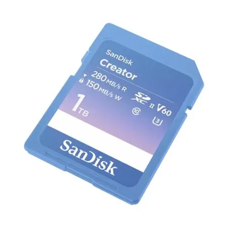 The Nho Sdxc Sandisk Creator Uhs Ii V60 1tb 280mb S Sdsdxep 1t00 Gncis 02