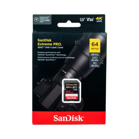 The Nho Sdxc Sandisk Extreme Pro U3 V30 64gb 200mb S Sdsdxxu 064g Gn4in 01 1