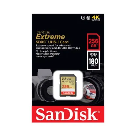The Nho Sdxc Sandisk Extreme U3 V30 256gb 180mb S Sdsdxvv 256g Gncin 0 1