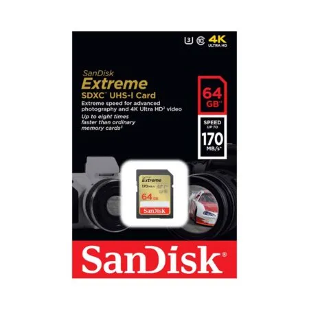 The Nho Sdxc Sandisk Extreme U3 V30 64gb 170mb S Sdsdxv2 064g Gncin 2 1