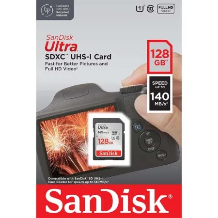 The Nho Sdxc Sandisk Ultra 128gb 140mb S Sdsdunb 128g Gn6in 3 1