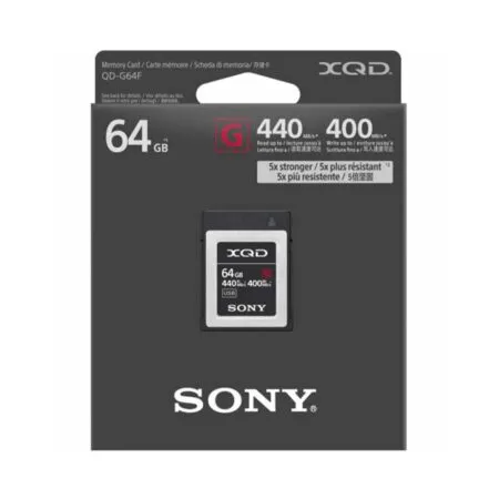 The Nho Sony Xqd G Series 64gb 440mb S Qd G64f 1 1