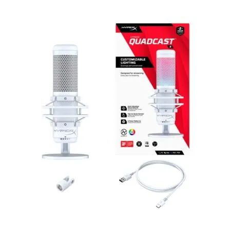Thiet Bi Stream Microphone Hyperx Quadcast S Rgb White 519p0aa 6 1
