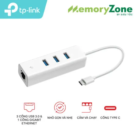 Bộ chia USB Type-C ra 3 cổng TP-Link UE330C