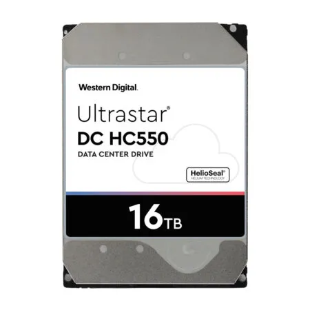 HDD WD Ultrastar HC550 16TB 3.5 inch SATA Ultra 512E SE HE14 512MB Cache 7200RPM WUH721816ALE604