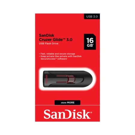 Usb 3 0 Sandisk Cruzer Glide Cz600 16gb Sdcz600 016g G35 1