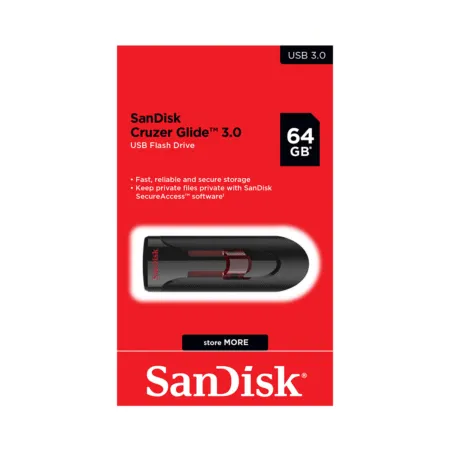 Usb 3 0 Sandisk Cruzer Glide Cz600 64gb Sdcz600 064g G35 1
