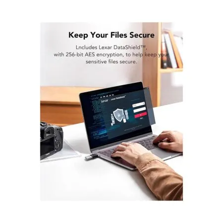 Usb 3 2 Lexar Jumpdrive Fingerprint F35 Pro 128gb 400mb S Ljdf35p128g Rnbng 06