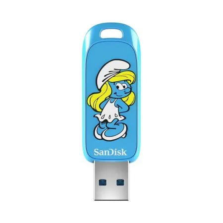 Usb 3 2 Sandisk Smurfs 64gb 130mb S Sdczis 064g G46 06